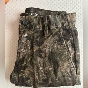 Camouflage Cargo straight pants